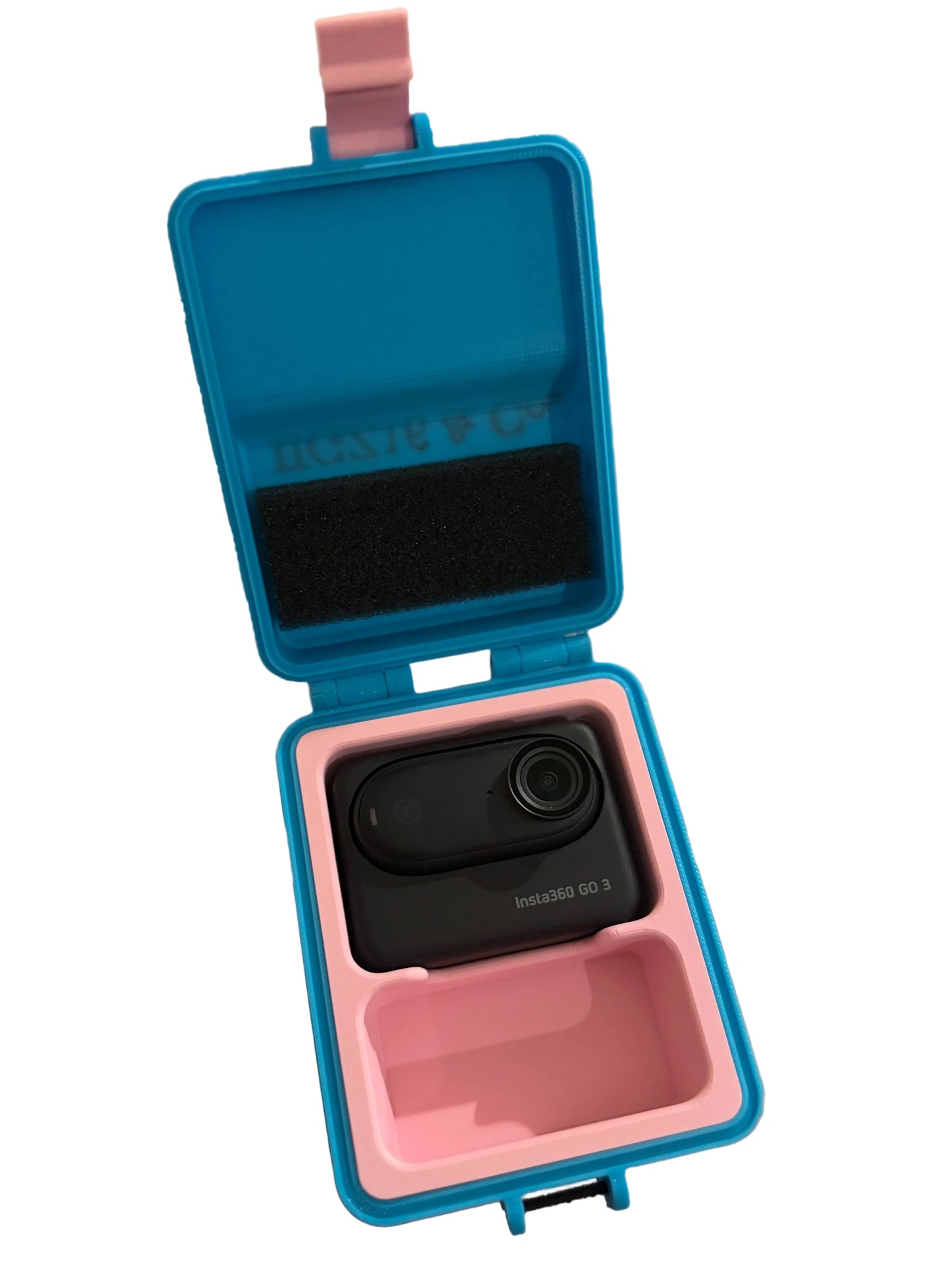 Custom 3D printed insta 360 go3 case (PLEASE SPECIFY COLOR OF CHOICE AT CHECKOUT NOTES)