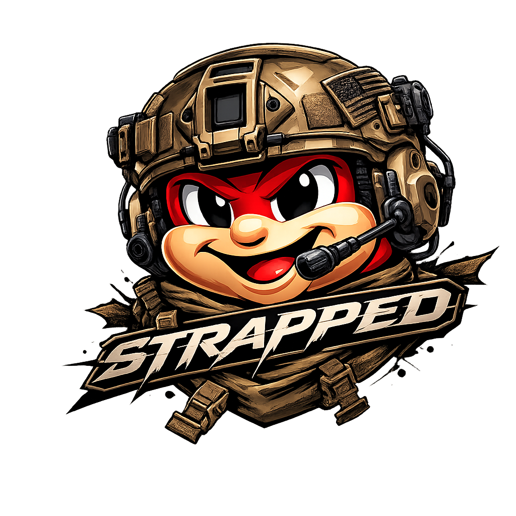 STRAPPED – Fully Loaded Patch & Sticker Pack